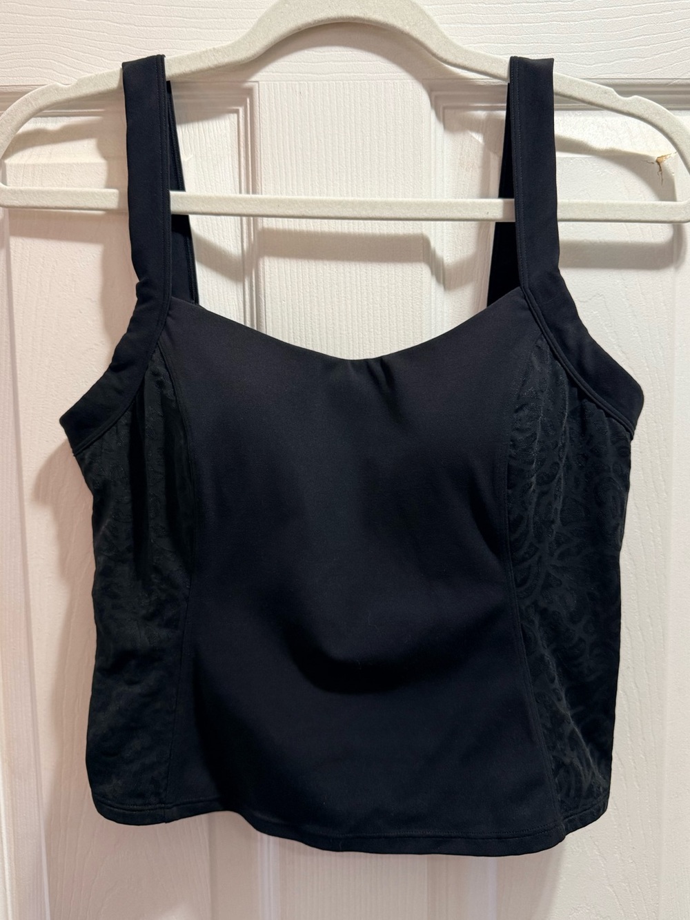 Lululemon Black Corset Style Tank Top Size 8